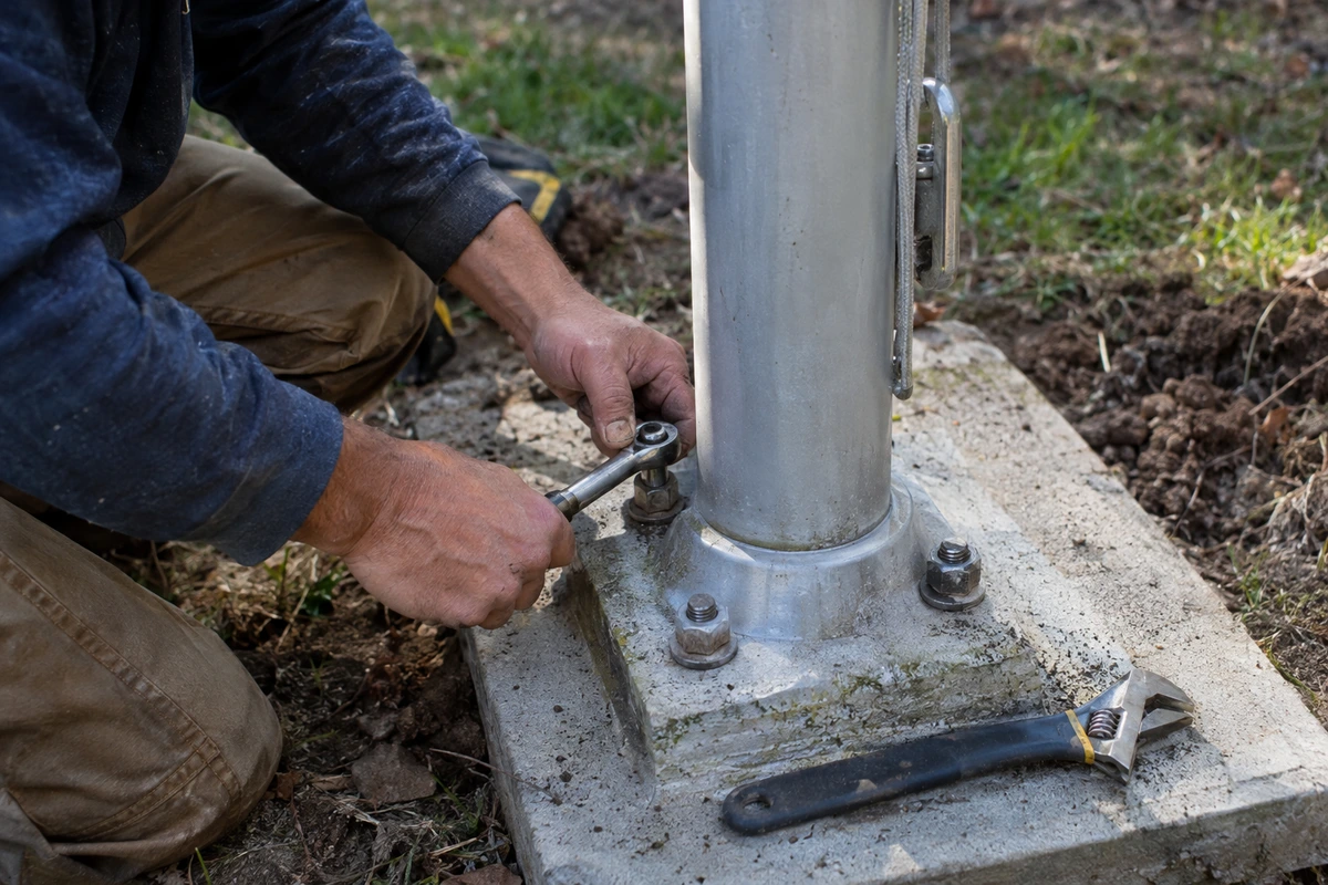 Flagpole installation and repair contractor